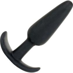 Mood Naughty 1 Series Tapered Silicone Plug, 3 Inch, Black Mood Naughty 1 Series Tapered Silicone Plug, 3 Inch, Black
