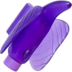 Happy Fingers Caress Waterproof Finger Vibrator, 3.75 Inch, Purple Happy Fingers Caress Waterproof Finger Vibrator, 3.75 Inch, Purple