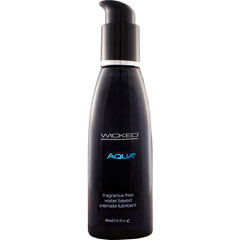 Wicked Aqua Water Based Intimate Lubricant, 2 fl.oz (60 mL) Wicked Aqua Water Based Intimate Lubricant, 2 fl.oz (60 mL)