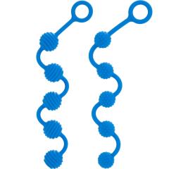 Posh Silicone O Beads, Blue Posh Silicone O Beads, Blue