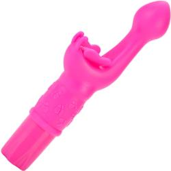 CalExotics Silicone Butterfly Kiss G-Spot Vibrator, 7.25 Inch, Pink CalExotics Silicone Butterfly Kiss G-Spot Vibrator, 7.25 Inch, Pink