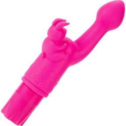 CalExotics Silicone Bunny Kiss G Spot Vibrator, 7 Inch, Pink CalExotics Silicone Bunny Kiss G Spot Vibrator, 7 Inch, Pink