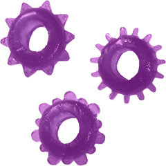 Man Strength Sensual Pleasure Erection Jelly Rings, Pack of 3, Purple Man Strength Sensual Pleasure Erection Jelly Rings, Pack of 3, Purple