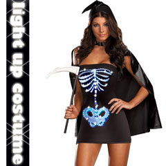 Dreamgirl Lingerie LIGHT UP Maya Remains Halloween Costume, Extra Large, Black Dreamgirl Lingerie LIGHT UP Maya Remains Halloween Costume, Extra Large, Black