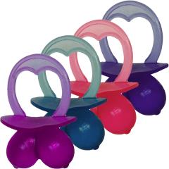 OptiSex Jelly Booby Pacifier, Assorted Colors OptiSex Jelly Booby Pacifier, Assorted Colors