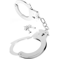 Fetish Fantasy Series Metal Designer Cuffs, Silver Fetish Fantasy Series Metal Designer Cuffs, Silver
