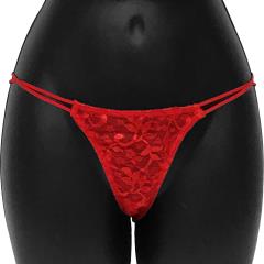 Necessary Objects Miss Scarlett Lace and Rhinestone Panty, Small, Red Necessary Objects Miss Scarlett Lace and Rhinestone Panty, Small, Red