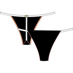 Necessary Objects Barely Nude T-Bar Panty, Small, Classic Black Necessary Objects Barely Nude T-Bar Panty, Small, Classic Black