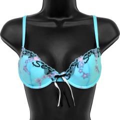 Necessary Objects Sexy Sadie Uplifting Underwire Bra, 36C, Blue Necessary Objects Sexy Sadie Uplifting Underwire Bra, 36C, Blue