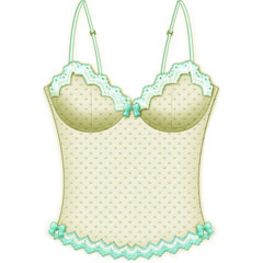 Bright Idea Shaped Cup Corset 36C White Bright Idea Shaped Cup Corset 36C White