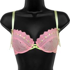 Necessary Objects Lost in Paradise Soft Cup Bra, 34C, Pink Necessary Objects Lost in Paradise Soft Cup Bra, 34C, Pink