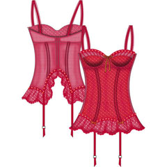 Pink and Pretty Flexible Boning Bustier 34C Pink Pink and Pretty Flexible Boning Bustier 34C Pink