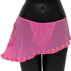 Necessary Objects Sexy Seashell Skirted Thong, Large, Pink Necessary Objects Sexy Seashell Skirted Thong, Large, Pink
