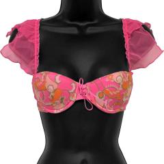 Cabana Baby Convertible Underwire Bra, Retro Print, 34B Cabana Baby Convertible Underwire Bra, Retro Print, 34B