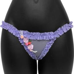 Fairy Princess Rosettes and Ruffles Thong, Medium, Lavender Fairy Princess Rosettes and Ruffles Thong, Medium, Lavender