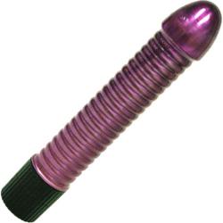 Ribbed Shaft Multi Function Personal Vibrator, 8 Inch, Purple Ribbed Shaft Multi Function Personal Vibrator, 8 Inch, Purple