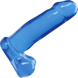 Real Man Cyber Jell-LeeMajestic Cock with Balls, 6.5 Inch, Deep Blue Real Man Cyber Jell-LeeMajestic Cock with Balls, 6.5 Inch, Deep Blue