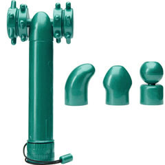 Variations Sensual Vibrating Massager with 4 Interchangeable Heads, Green Variations Sensual Vibrating Massager with 4 Interchangeable Heads, Green
