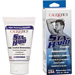 CalExotics Sta Hard Desensitizing Cream for Men, 2 Fl.Oz (59 mL), Boxed CalExotics Sta Hard Desensitizing Cream for Men, 2 Fl.Oz (59 mL), Boxed