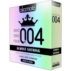 004 Almost Nothing Condoms, 3 Pack 004 Almost Nothing Condoms, 3 Pack