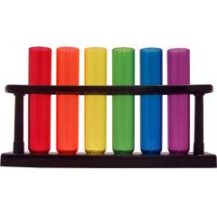 Test Tube Shooters 6 Piece Set with Rack Test Tube Shooters 6 Piece Set with Rack