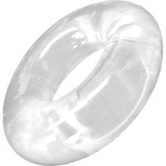 Rock Solid Donut Cock Ring, 2 Inch, Clear Rock Solid Donut Cock Ring, 2 Inch, Clear