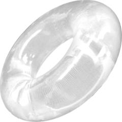 Rock Solid Donut Cock Ring, 3 Inch, Clear Rock Solid Donut Cock Ring, 3 Inch, Clear