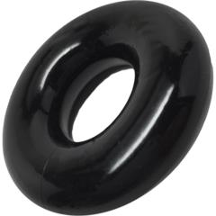 Rock Solid Donut Cock Ring, 3 Inch, Black Rock Solid Donut Cock Ring, 3 Inch, Black
