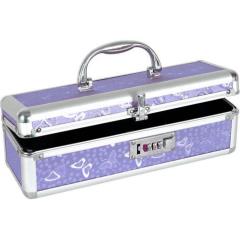 BMS Factory Lockable Vibrator Storage Case, Small, Purple BMS Factory Lockable Vibrator Storage Case, Small, Purple