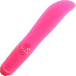 Maia Maddie Rechargeable Silicone Bullet, 4.5 Inch, Neon Pink Maia Maddie Rechargeable Silicone Bullet, 4.5 Inch, Neon Pink