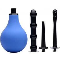 CleanStream Premium One Way Valve Anal Douche Set, 7.6 fl.oz (225 mL), Blue CleanStream Premium One Way Valve Anal Douche Set, 7.6 fl.oz (225 mL), Blue