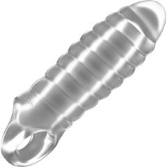 1 Inch Extra Length Sono No 36 Ribbed Thick Penis Extension with Ball Strap, 6 Inch, Clear 1 Inch Extra Length Sono No 36 Ribbed Thick Penis Extension with Ball Strap, 6 Inch, Clear
