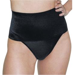 Rago Shapewear Soft Wide Band Thong Shaper, Large, Black Rago Shapewear Soft Wide Band Thong Shaper, Large, Black