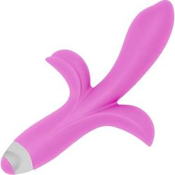 Simplicity Sinclaire Triple Motor Rechargeable Silicone Vibrator, 8.5 Inch, Pink Simplicity Sinclaire Triple Motor Rechargeable Silicone Vibrator, 8.5 Inch, Pink