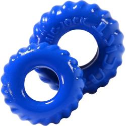 OxBalls Truckt 2-Pack Cockring Set, Police Blue OxBalls Truckt 2-Pack Cockring Set, Police Blue
