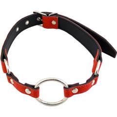 Rouge O-Ring Mouth Gag, One Size, Red Rouge O-Ring Mouth Gag, One Size, Red