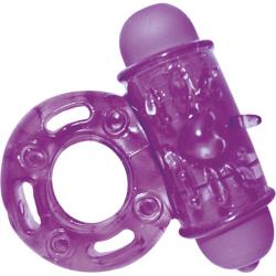Hero Dynamic Scream Maker Vibrating Cock Ring, Purple Hero Dynamic Scream Maker Vibrating Cock Ring, Purple