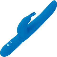 Posh 10 Function Bounding Bunny Vibrator, 8.5 Inch, Blue Posh 10 Function Bounding Bunny Vibrator, 8.5 Inch, Blue
