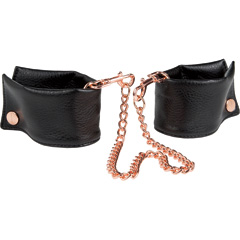 California Exotics Entice Accessories French Cuffs, Black California Exotics Entice Accessories French Cuffs, Black