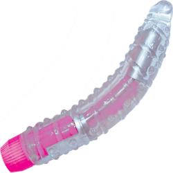Nasstoys Orgasmic Gels Sensuous Bendable Vibrator, 8 Inch, Pink Nasstoys Orgasmic Gels Sensuous Bendable Vibrator, 8 Inch, Pink