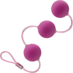 CalExotics First Time Love Balls Triple Lover, 1.25 Inch Diameter, Pink CalExotics First Time Love Balls Triple Lover, 1.25 Inch Diameter, Pink