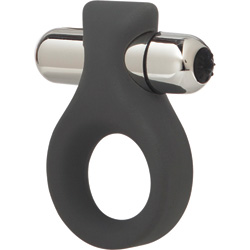 Embrace Lovers Vibrating Silicone Ring, Gray Embrace Lovers Vibrating Silicone Ring, Gray