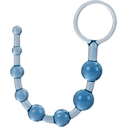 Shane`s World Anal 101 Intro Jelly Beads, 8 Inch, Blue Shane`s World Anal 101 Intro Jelly Beads, 8 Inch, Blue
