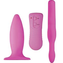 My 1st Anal Explorer Vibrating Butt Plug and Probe Kit, Pink My 1st Anal Explorer Vibrating Butt Plug and Probe Kit, Pink