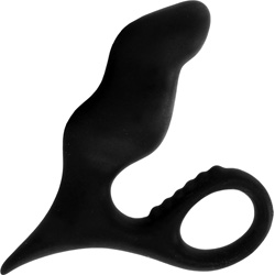 Adam and Eve Adams Silicone Prostate Massager, 4 Inch, Black Adam and Eve Adams Silicone Prostate Massager, 4 Inch, Black