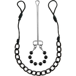 Nipple and Clit Jewelry Fetish Fantasy Limited Edition, Black Nipple and Clit Jewelry Fetish Fantasy Limited Edition, Black
