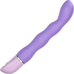CalExotics Lia Silicone Magic Wand G Spot Vibrator, 6.5 Inch, Purple CalExotics Lia Silicone Magic Wand G Spot Vibrator, 6.5 Inch, Purple