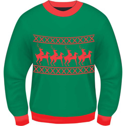 Forum Novelties Ugly Christmas Reindeer Games Holiday Sweater, Extra Large Forum Novelties Ugly Christmas Reindeer Games Holiday Sweater, Extra Large