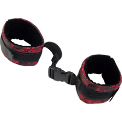 CalExotics Scandal Control Cuffs, Red/Black CalExotics Scandal Control Cuffs, Red/Black