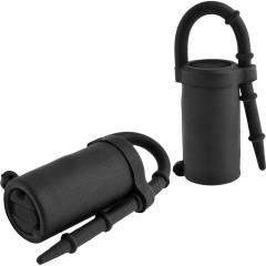 Fetish Fantasy Limited Edition Vibrating Silicone Nipple Teazers, Black Fetish Fantasy Limited Edition Vibrating Silicone Nipple Teazers, Black